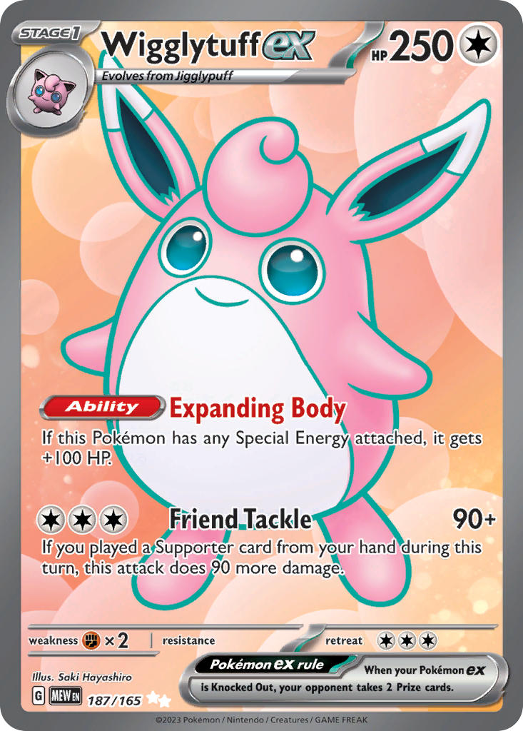 Wigglytuff ex (MEW #187)