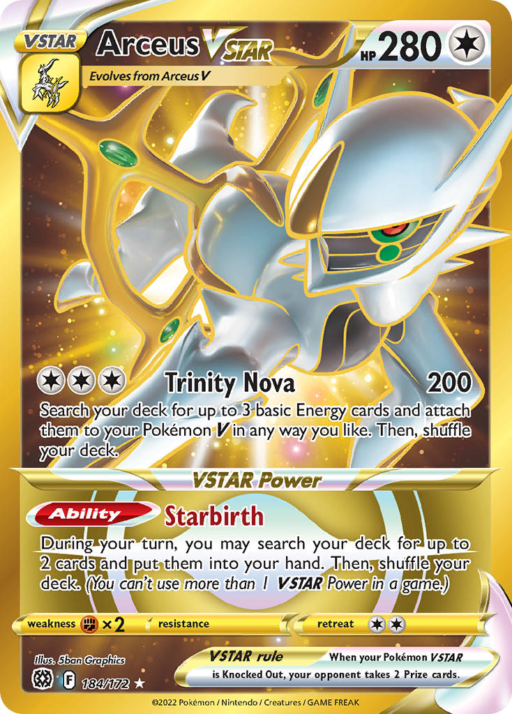 Arceus VSTAR (BRS #184)