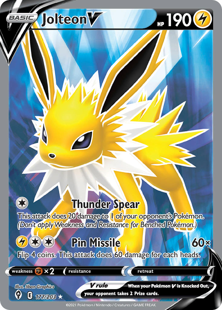 Jolteon V (EVS #177)