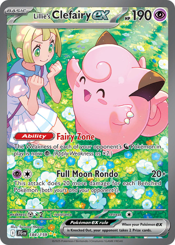 Lillies Clefairy ex (JTG #184)