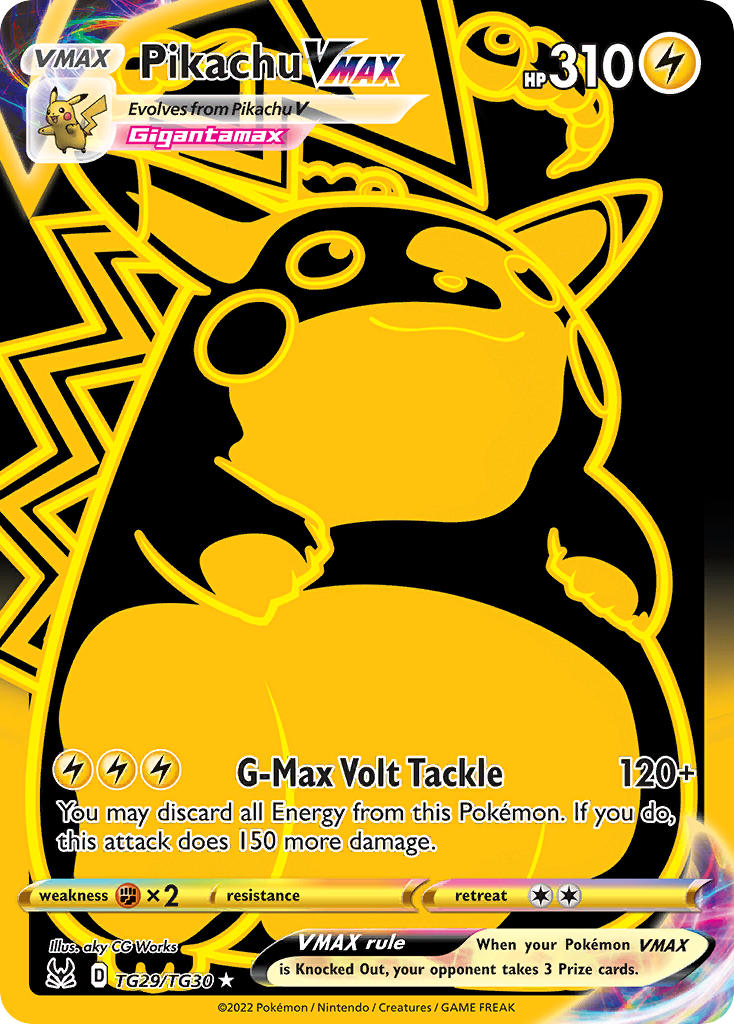 Pikachu VMAX (LOR #TG29)