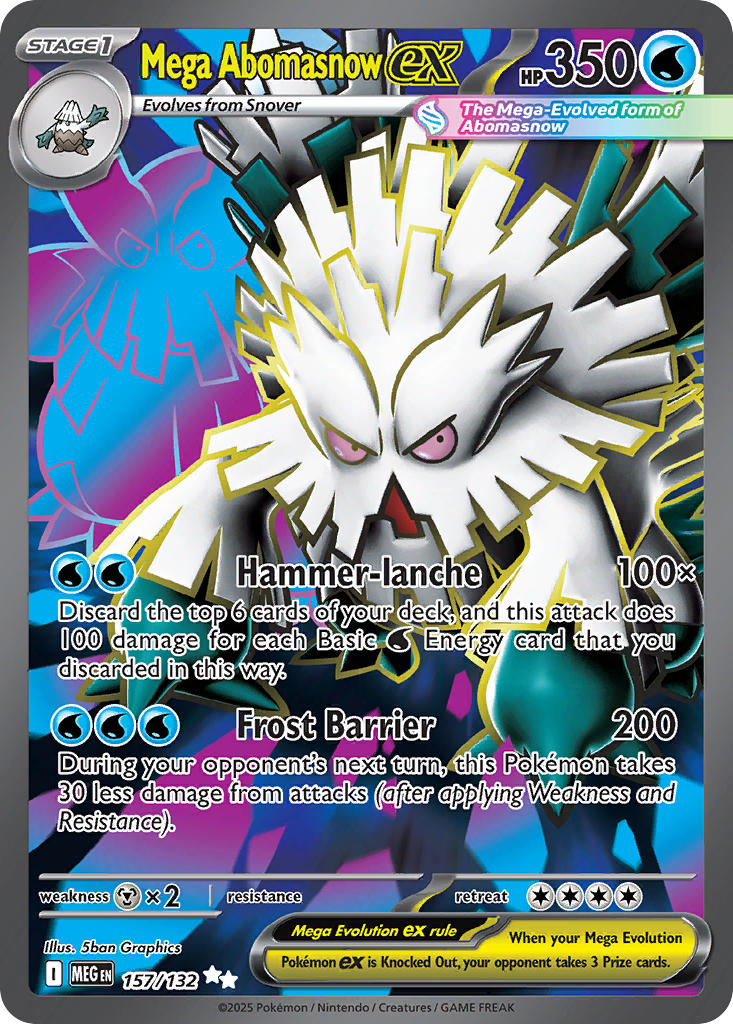 Mega Abomasnow ex (MEG #157)