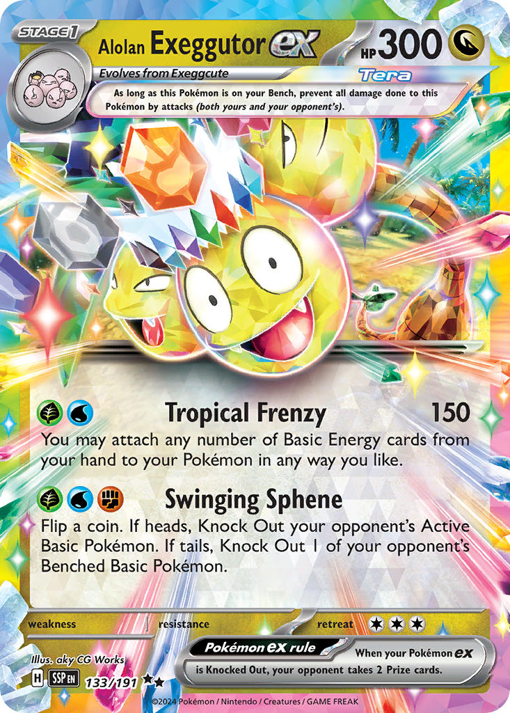 Alolan Exeggutor ex (SSP #133)