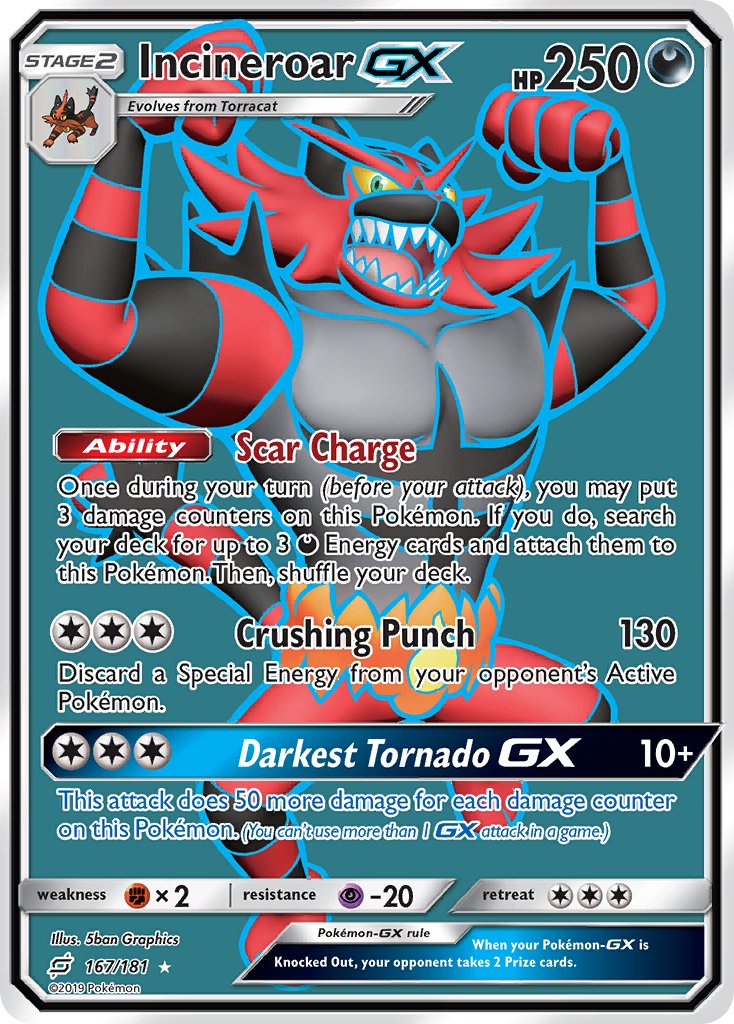 Incineroar-GX (TEU #167)
